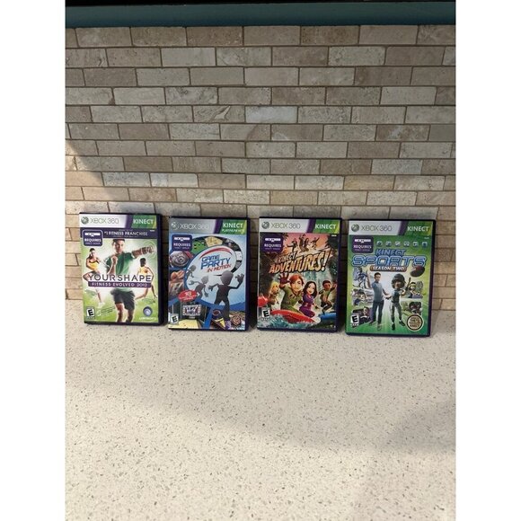 Xbox 360 Kinect games bundle - Picture 1 of 6